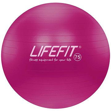 Obrázok Gymnastický míč LIFEFIT ANTI-BURST 75 cm, bordó