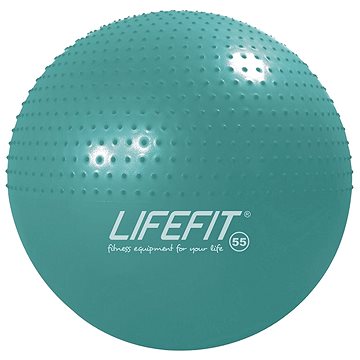 Obrázok Lifefit Massage ball 55 cm, tyrkysová (4891223129144)