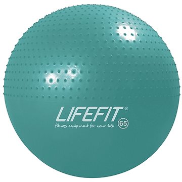 Obrázok Lifefit Massage ball 65 cm, tyrkysová (4891223129151)