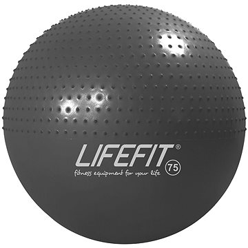 Obrázok Lifefit Massage ball 75 cm, tmavosivá (4891223129168)