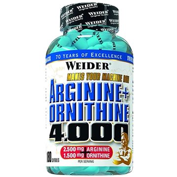 Obrázok Weider Arginine+Ornithine 4000, 180 kps