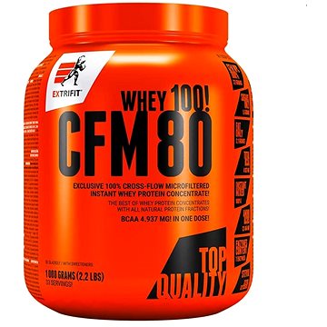 Obrázok Extrifit CFM Instant Whey 80 1000 g chocolate (8594181600606)