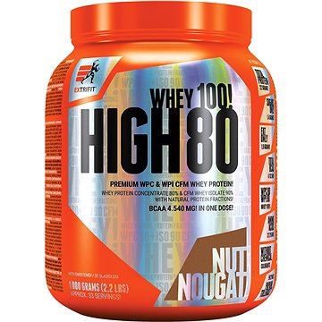 Obrázok Extrifit High Whey 80 1000 g nut nougat (8594181602631)