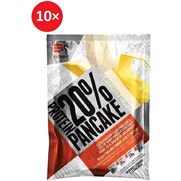 Obrázok Extrifit Protein Pancake 20 % 10 x 50 g banana chocolate (8594181603997)