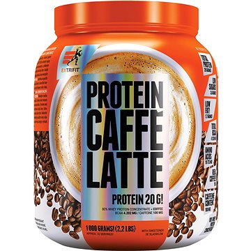 Obrázok Extrifit Protein Caffe Latte, 1000 g, káva (8594181604413)