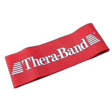 Obrázok THERA-BAND Loop 7,6 × 30,5 cm, červená, stredne silná (087453208214)