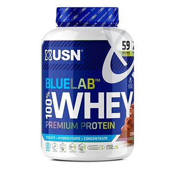 Obrázok USN BlueLab 100 % Whey Premium Protein, 908 g, čokoláda (6009544910572)