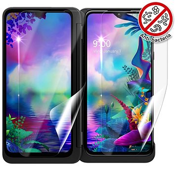 Obrázok Screenshield Anti-Bacteria LG G8X ThinQ Dual Screen na displej (LG-G8XTQDSCRNAB-D)