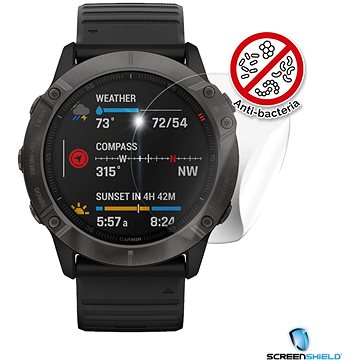 Obrázok Screenshield Anti-Bacteria GARMIN Fenix 6X na displej (GAR-FNX6XAB-D)