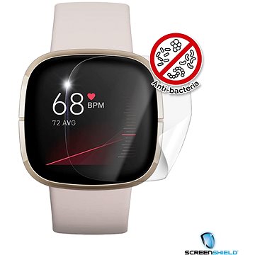 Obrázok Screenshield fólie na displej Anti-Bacteria pro FITBIT Sense FTB-SENSEAB-D