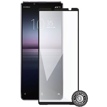 Obrázok Screenshield ochrana displeje Tempered Glass pro SONY Xperia 1 II, (full cover), černá SON-TG25DBXP1II-D