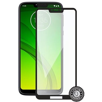 Obrázok Screenshield ochrana displeje Tempered Glass pro MOTOROLA Moto G7 Power XT1955, (full cover), černá MOT-TG25DBXT19554-D