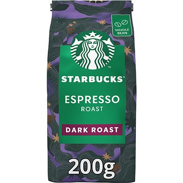 Obrázok Starbucks Espresso Roast, zrnková káva, 200 g (7613036932172)