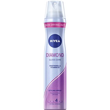 Obrázok NIVEA Diamond Gloss Styling Spray Lak na vlasy 250ml