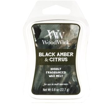 Obrázok WoodWick Black Amber & Citrus 22,7 g vosk do aróma lampy. unisex