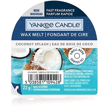 Obrázok YANKEE CANDLE  Coconut Splash 22 g (5038581109428)