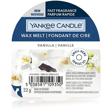 Obrázok YANKEE CANDLE  Vanilla 22 g (5038581109350)