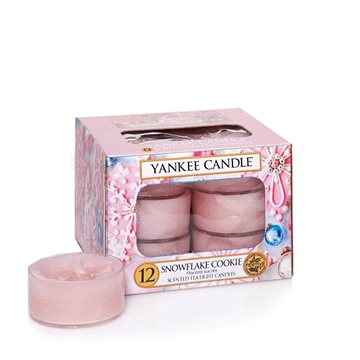 Obrázok Yankee Candle Snowflake Cookie čajová sviečka 12 x 9,8 g  