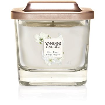 Obrázok Yankee Candle Elevation Sheer Linen vonná sviečka 96 g malá 