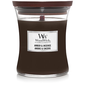 Obrázok WOODWICK SVIECKA OVALNA VAZA AMBER AND INCENSE 275G, 92041