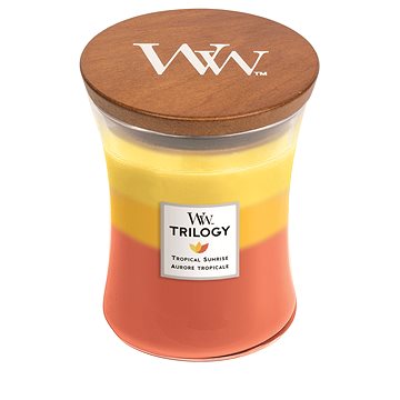 Obrázok Woodwick Trilogy vonná sviečka s dreveným knotom 275 g