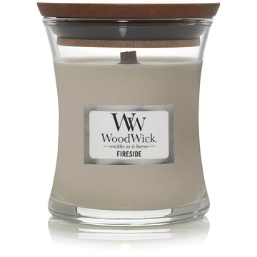 Obrázok WoodWick Vonná sviečka WoodWick - Pri krbe 85 g