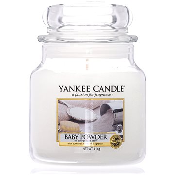 Obrázok YANKEE CANDLE 1122151 SVIECKA BABY POWDER/STREDNA