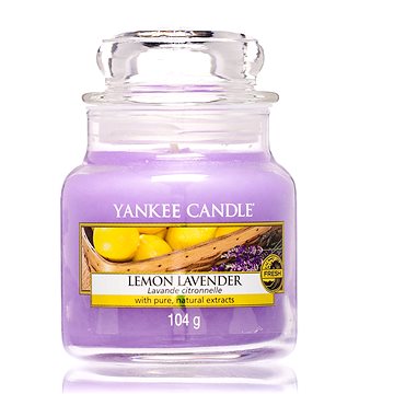 Obrázok Yankee Candle Lemon Lavender vonná sviečka 104 g Classic malá 