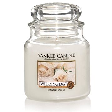 Obrázok Vonná sviečka Yankee Candle Svadobný Deň, doba horenia 65 - 90 hodín