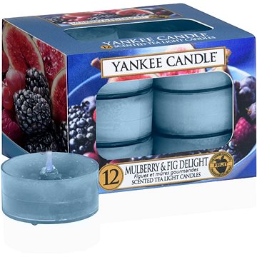 Obrázok Yankee Candle Mulberry & Fig čajová sviečka 12 ks  