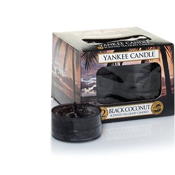 Obrázok Yankee Candle Black Coconut čajová sviečka 12 x 9,8 g  