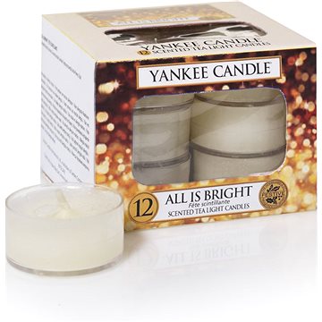 Obrázok Yankee Candle All is Bright čajová sviečka 12 ks  