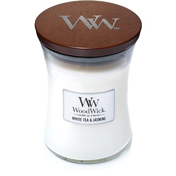 Obrázok WoodWick vonná svíčka White Tea&Jasmine střední váza 