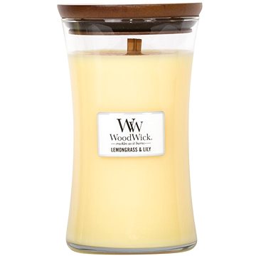 Obrázok WOODWICK SVIECKA OVALNA VAZA LEMONGRASS AND LILLY 609,5G, 93065E