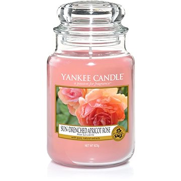 Obrázok Yankee Candle Sun-Drenched Apricot Rose vonná sviečka 623 g Classic veľká 