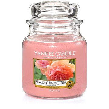 Obrázok Yankee Candle Sun-Drenched Apricot Rose vonná sviečka 411 g Classic stredná 