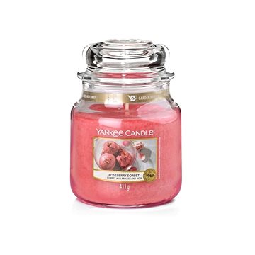 Obrázok Yankee Candle Roseberry Sorbet vonná sviečka Classic stredná 411 g