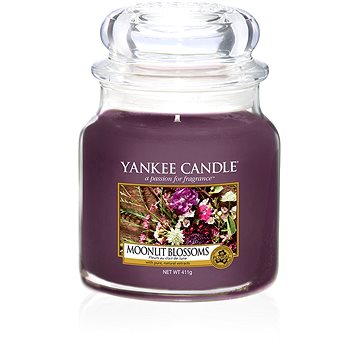 Obrázok Yankee Candle Moonlit Blossoms vonná sviečka 411 g Classic stredná 