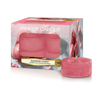 Obrázok Yankee Candle Roseberry Sorbet čajová sviečka 12 x 9,8 g