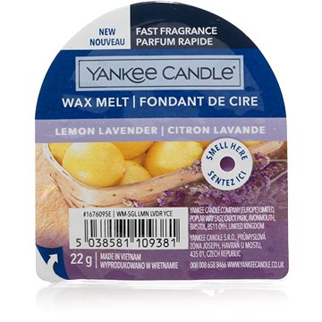 Obrázok YANKEE CANDLE Lemon Lavander 22 g (5038581109381)