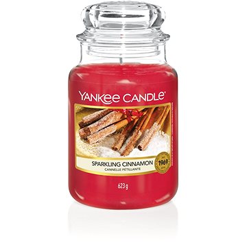 Obrázok Yankee Candle Sparkling Cinnamon vonná sviečka 623 g Classic veľká 