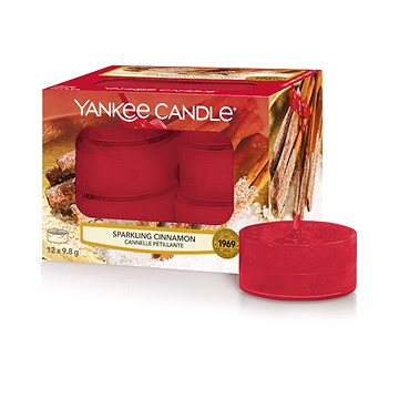 Obrázok Yankee Candle Sparkling Cinnamon čajová sviečka 12 x 9,8 g  