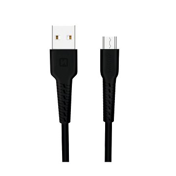 Obrázok Swissten datový kabel USB / micro USB 1m černý, 71505520