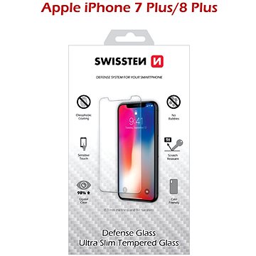 Obrázok Swissten 74511753 Apple iPhone 8 Plus ochranné sklo na displej 9H