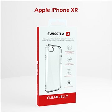 Obrázok Swissten POUZDRO CLEAR JELLY APPLE IPHONE XR TRANSPARENTNÍ, 32801763