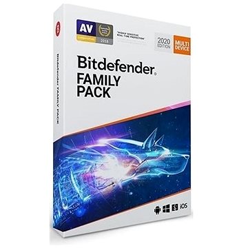 Obrázok Bitdefender Family pack 2020 - 15 zařízení na 1 rok- BOX