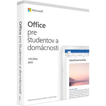 Obrázok Microsoft Office 2019 Home and Student SK (BOX) (79G-05164)