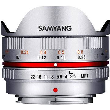 Obrázok Samyang 7.5mm F3.5 MFT (Silver) (F1230109102)