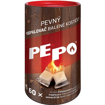 Obrázok PE-PO Pevný podpaľovač balené kocky, 60 ks