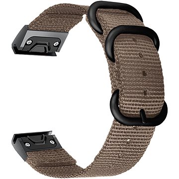 Obrázok Tactical 674 Nylonový Řemínek pro Garmin Fenix 5/6 QuickFit 22mm Khaki